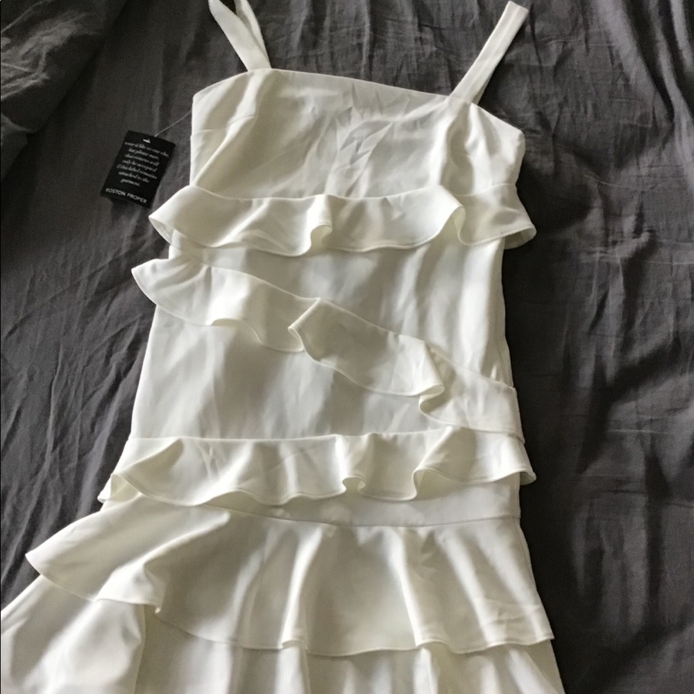 Alexia Admor fitted ruffle tiered dress